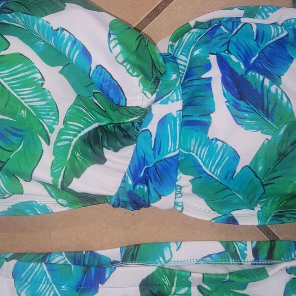 Catalina Nwt suddenly slim 2 piece Bikini Swimsuit 3x - Picture 6 of 12